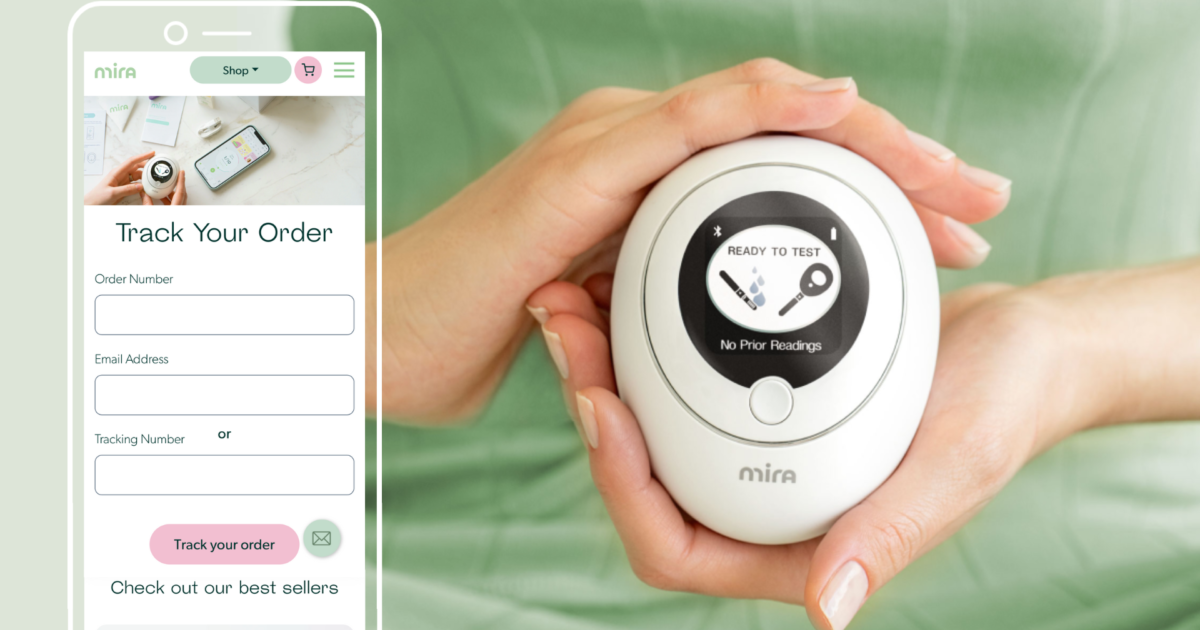 Mira Care differentiates their brand after buy button