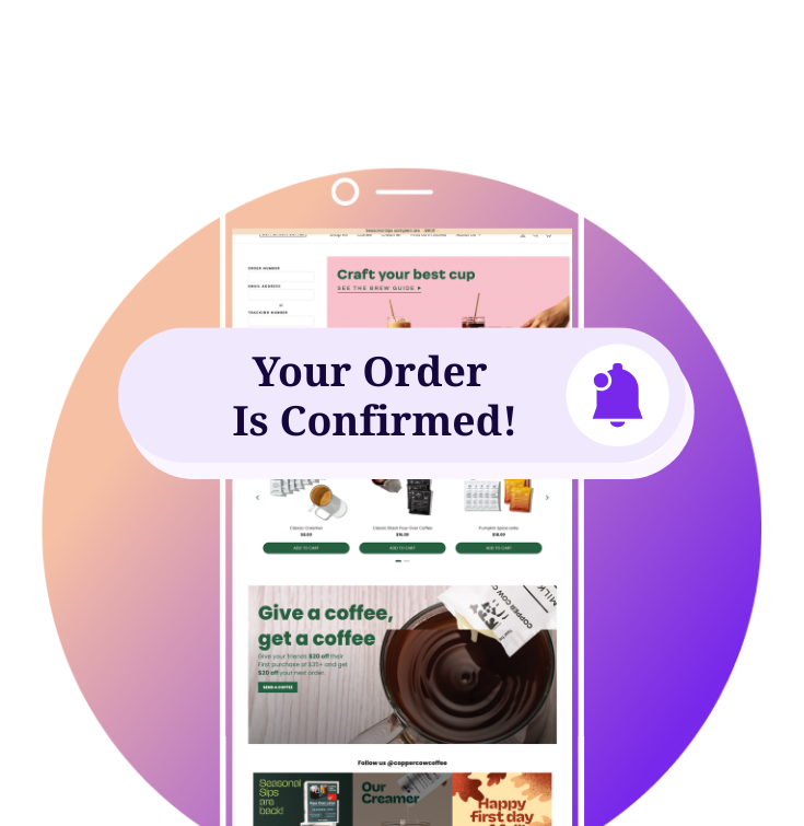 Order confirmation subject lines